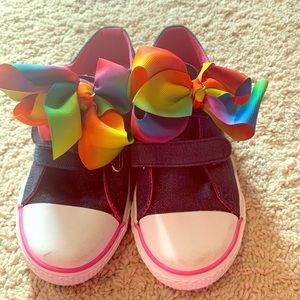Jojo Siwa slip-on tennis shoes
